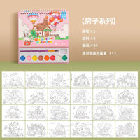 HKM-681299 Children's Animal Colouring Book for Learning and Painting – Unisex, Ages 2-13, 4.5 inch Paper Activity