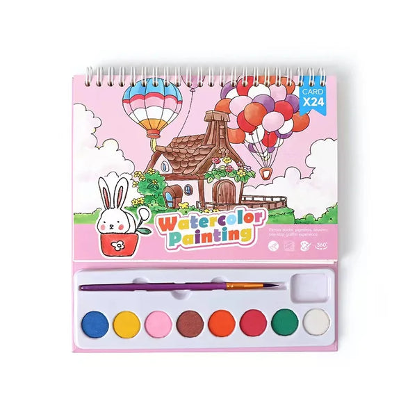 HKM-681299 Children's Animal Colouring Book for Learning and Painting – Unisex, Ages 2-13, 4.5 inch Paper Activity