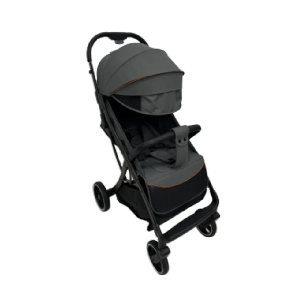 HKM-681363 Ultra-Compact Lightweight Travel Stroller for Babies - Environmentally Friendly Grey Design