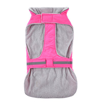 HKM-6815165 Reflective Winter Pet Jacket - Casual Polyester Clothing for All Sizes