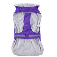 HKM-6815165 Reflective Winter Pet Jacket - Casual Polyester Clothing for All Sizes