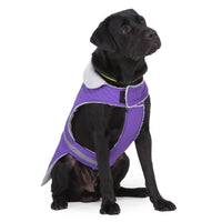HKM-6815165 Reflective Winter Pet Jacket - Casual Polyester Clothing for All Sizes
