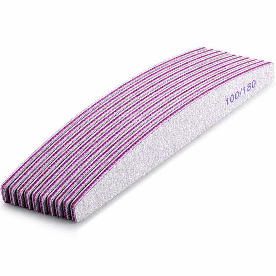 HKM-681811 Smooth Finish Nail File Polishing Strips - Gray Sand, Comfortable Use for All Skin Types, 2-Year Shelf Life