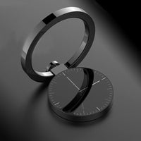 HKM-681875 360-Degree Rotatable Magnetic Phone Holder with Alloy Ring for Cars and General Use