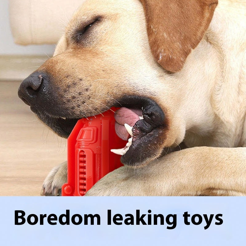 HKM-6819389 Creative Pet Food Leakage Toy for Dogs - Nibbling Fun in Bright Colors