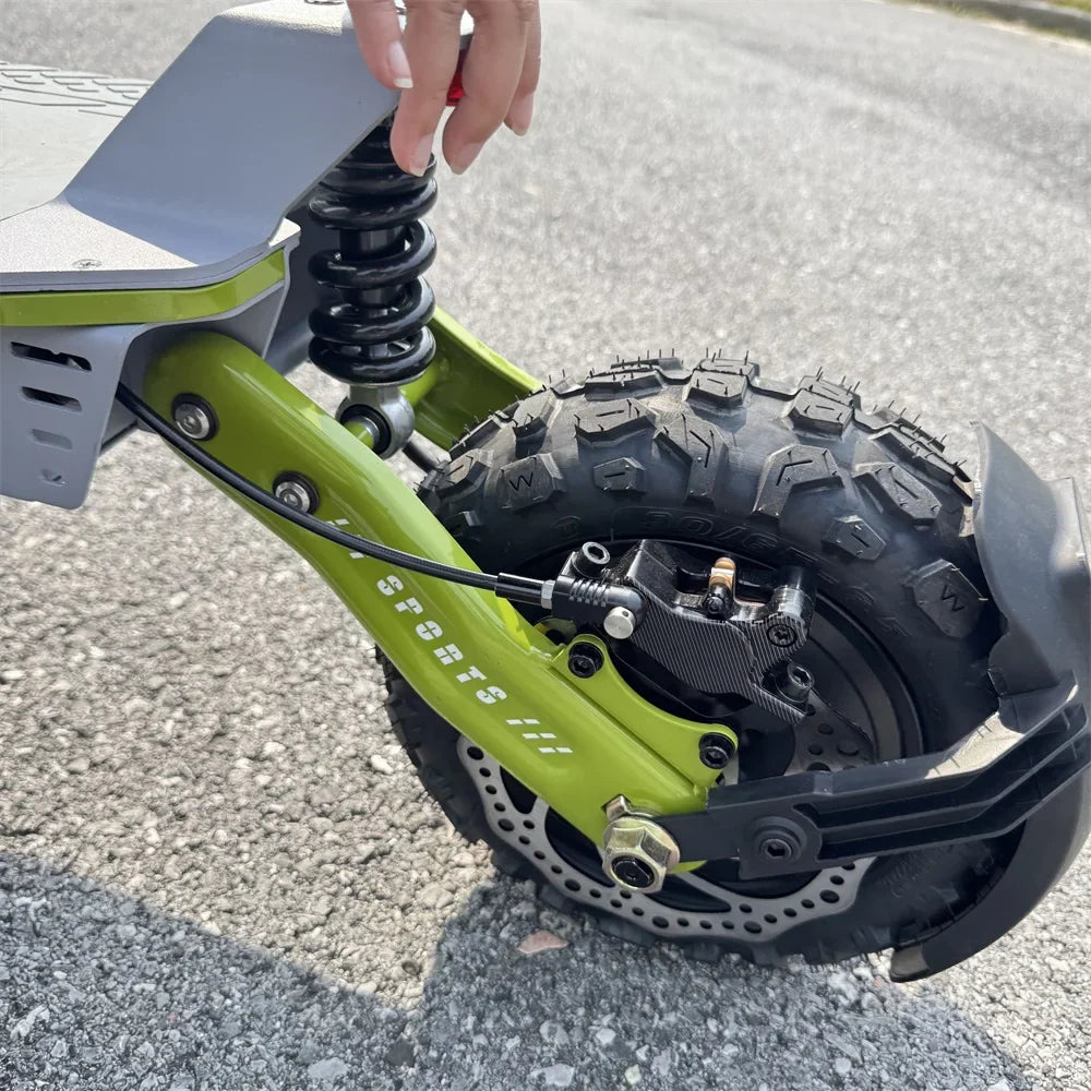 HKM-682195 60V Dual Motor 6000W Foldable Electric Scooter, 90km Range, Waterproof Design, 150kg Load Capacity