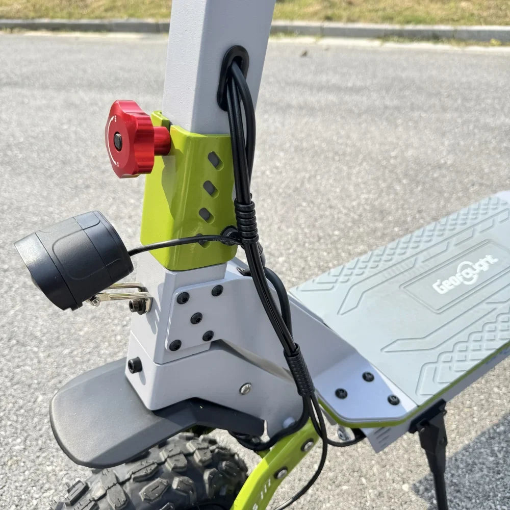 HKM-682195 60V Dual Motor 6000W Foldable Electric Scooter, 90km Range, Waterproof Design, 150kg Load Capacity