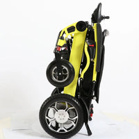HKM-682195 Portable Folding Electric Wheelchair with D25 Lithium Battery, 120kg Load Capacity, 20km Driving Range