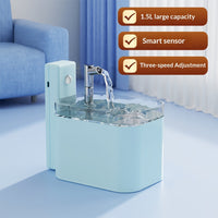 HKM-6822589 Automatic Circulation Smart Water Dispenser for Cats - USB Powered, 1.5L Capacity, Available in Various Transparent and Color Options