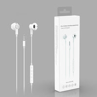 HKM-682323 Wired 3.5mm Earbuds with Microphone and Magnetic Design for iPhone