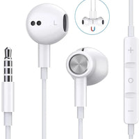 HKM-682323 Wired 3.5mm Earbuds with Microphone and Magnetic Design for iPhone