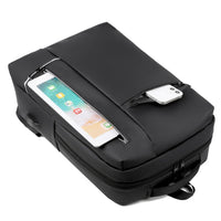 HKM-682387 Multifunctional Waterproof USB Charging Laptop Backpack with Custom Logo Design