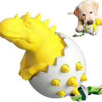 HKM-6823997 Durable Dog Teething Toy with Rope - Interactive Rubber Chew Toy for Aggressive Chewers