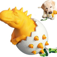 HKM-6823997 Durable Dog Teething Toy with Rope - Interactive Rubber Chew Toy for Aggressive Chewers