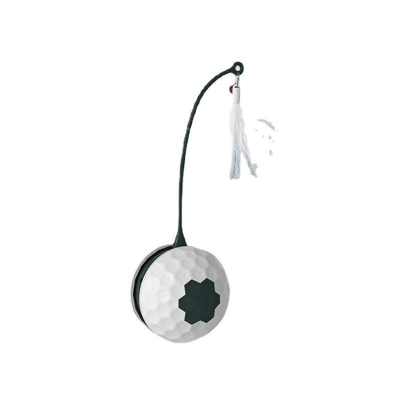 HKM-6825149 Electric Intelligent Cat Toy with USB Charging and Feather Accessories - Designed for Playful Cats