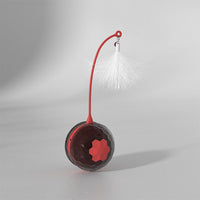 HKM-6825149 Electric Intelligent Cat Toy with USB Charging and Feather Accessories - Designed for Playful Cats