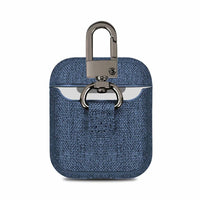 HKM-682515 Felt Protective Case for AirPods 1/2 - Simple Solid Color Design with PC Hard Shell