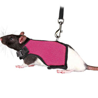 HKM-6826301 Bunny Clothes Leash - Adjustable Nylon Traction Belt for Small Animals