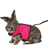 HKM-6826301 Bunny Clothes Leash - Adjustable Nylon Traction Belt for Small Animals