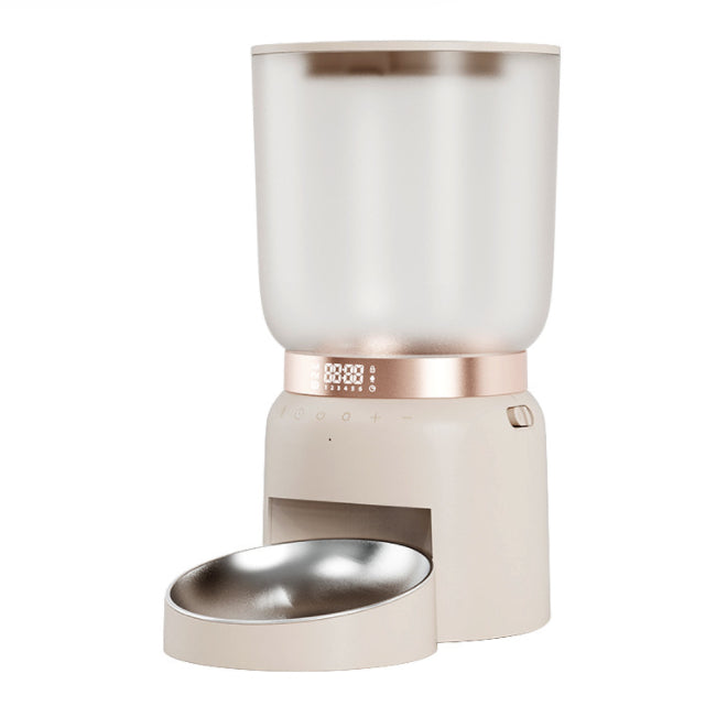 HKM-6826557 Automatic Pet Feeder with 4.2L Capacity for Cats and Small to Medium Dogs