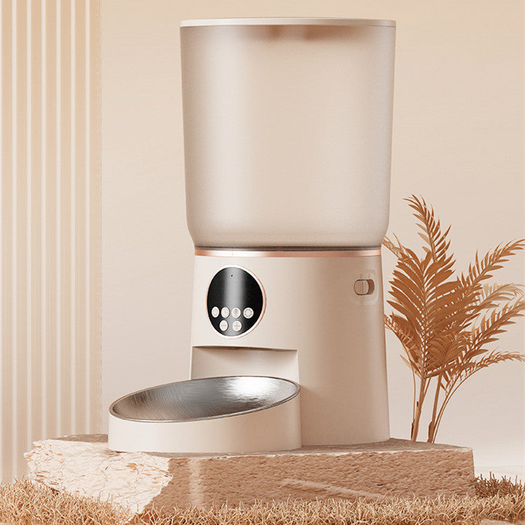HKM-6826557 Automatic Pet Feeder with 4.2L Capacity for Cats and Small to Medium Dogs