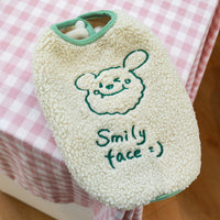 HKM-6827069 Bichon Christmas Day Elk Embroidered Warm Vest for Pets