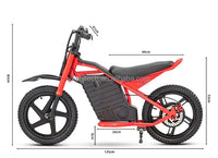 HKM-7682899 16" 24V Electric Balance Bike for Kids with 350W Motor, Disc Brake, and 85kg Load Capacity