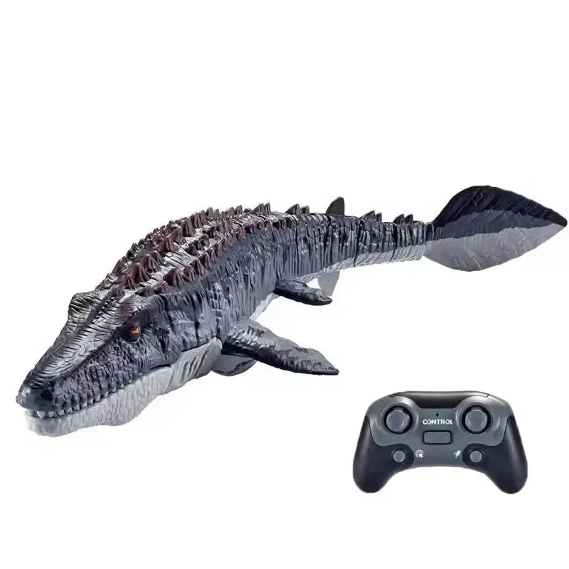 HKM-682899 Waterproof Remote Control Canglong Boat with Water Spray Feature for Outdoor Fun, Ages 5 and Up
