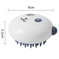 HKM-6829757 Panda-Shaped Silicone Pet Shower Brush for Dogs and Cats with Soft Bristles