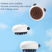 HKM-6829757 Panda-Shaped Silicone Pet Shower Brush for Dogs and Cats with Soft Bristles