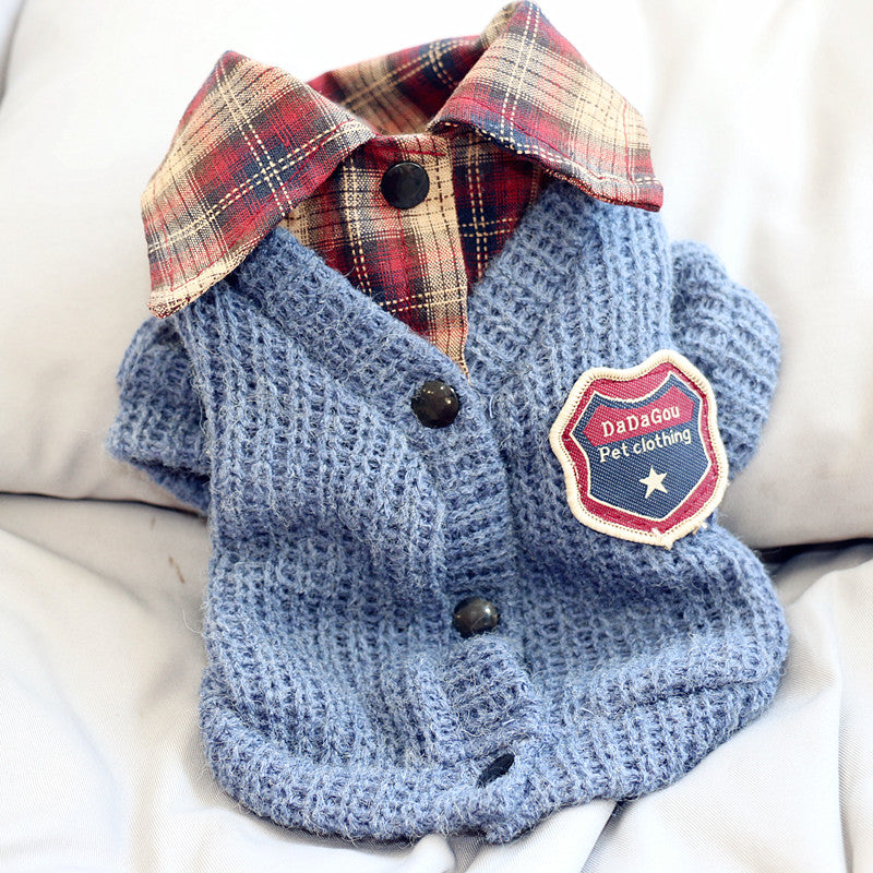 HKM-6830653 Autumn Cotton Sweater for Dogs in Various Sizes - Perfect for Cool Weather
