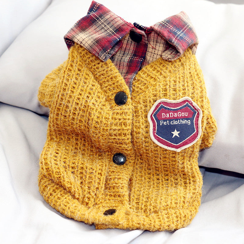 HKM-6830653 Autumn Cotton Sweater for Dogs in Various Sizes - Perfect for Cool Weather