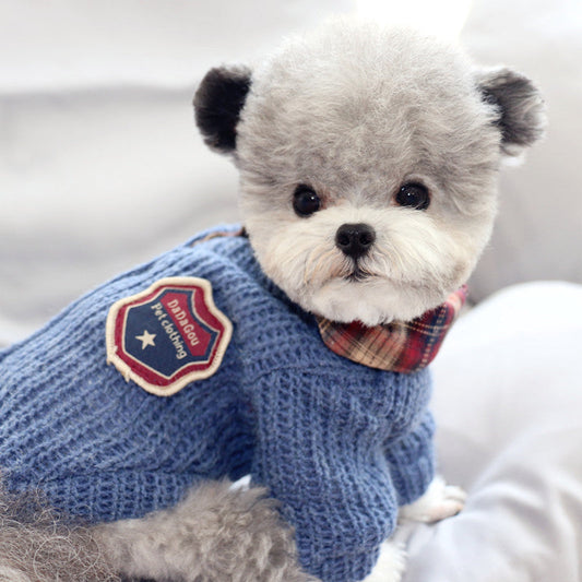HKM-6830653 Autumn Cotton Sweater for Dogs in Various Sizes - Perfect for Cool Weather
