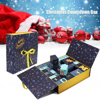 HKM-683091 Christmas Countdown Calendar Gift Box in Fixed Carton, Gray Board Material