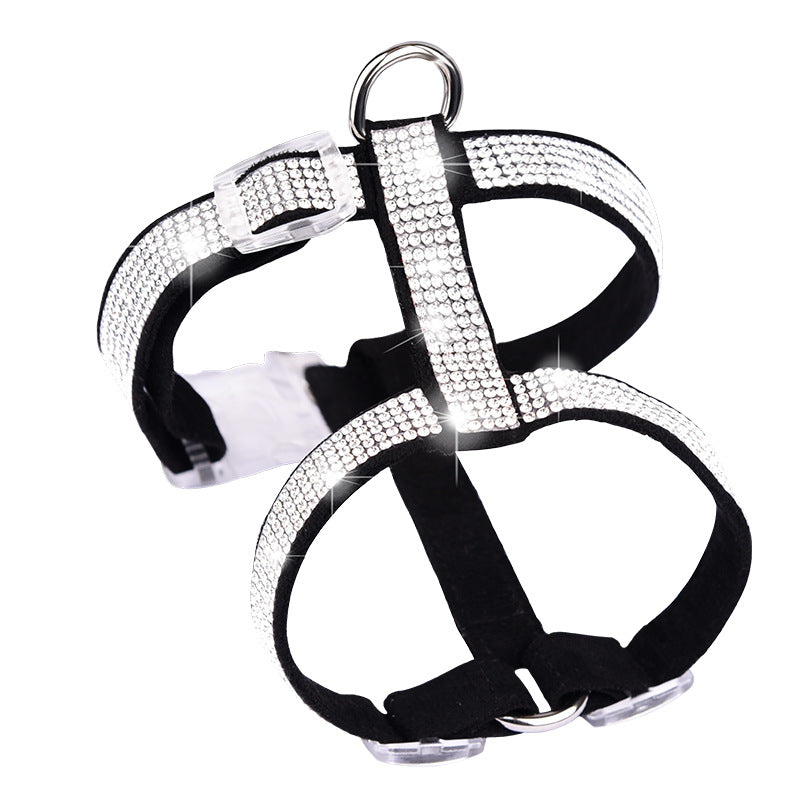 HKM-6831549 Rhinestone Cat Anti-Strike Adjustable Strap - Multiple Colors Available