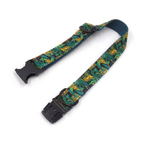 HKM-6832061 Elegant Green Cloth Bowknot Pet Collar with Leash