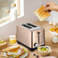 HKM-683219 Compact 2-Slice Bread Toaster for Efficient Kitchen Use