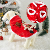HKM-6832829 Festive Flannel Hoodies for Small and Medium Dogs and Cats - Perfect Christmas Costume for Pets