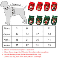 HKM-6832829 Festive Flannel Hoodies for Small and Medium Dogs and Cats - Perfect Christmas Costume for Pets