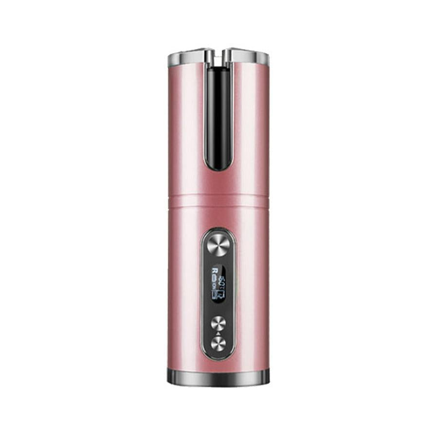 HKM-683283 Automatic Electric Curling Iron with Rotating Tourmaline Ceramic Rod, 21mm-30mm Diameter, 10 Temperature Settings, Available in Multiple Colors