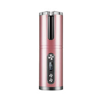 HKM-683283 Automatic Electric Curling Iron with Rotating Tourmaline Ceramic Rod, 21mm-30mm Diameter, 10 Temperature Settings, Available in Multiple Colors