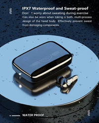 HKM-683475 M19 Wireless In-Ear Bluetooth Earbuds with AAC, LED Display, and Gaming Power Bank