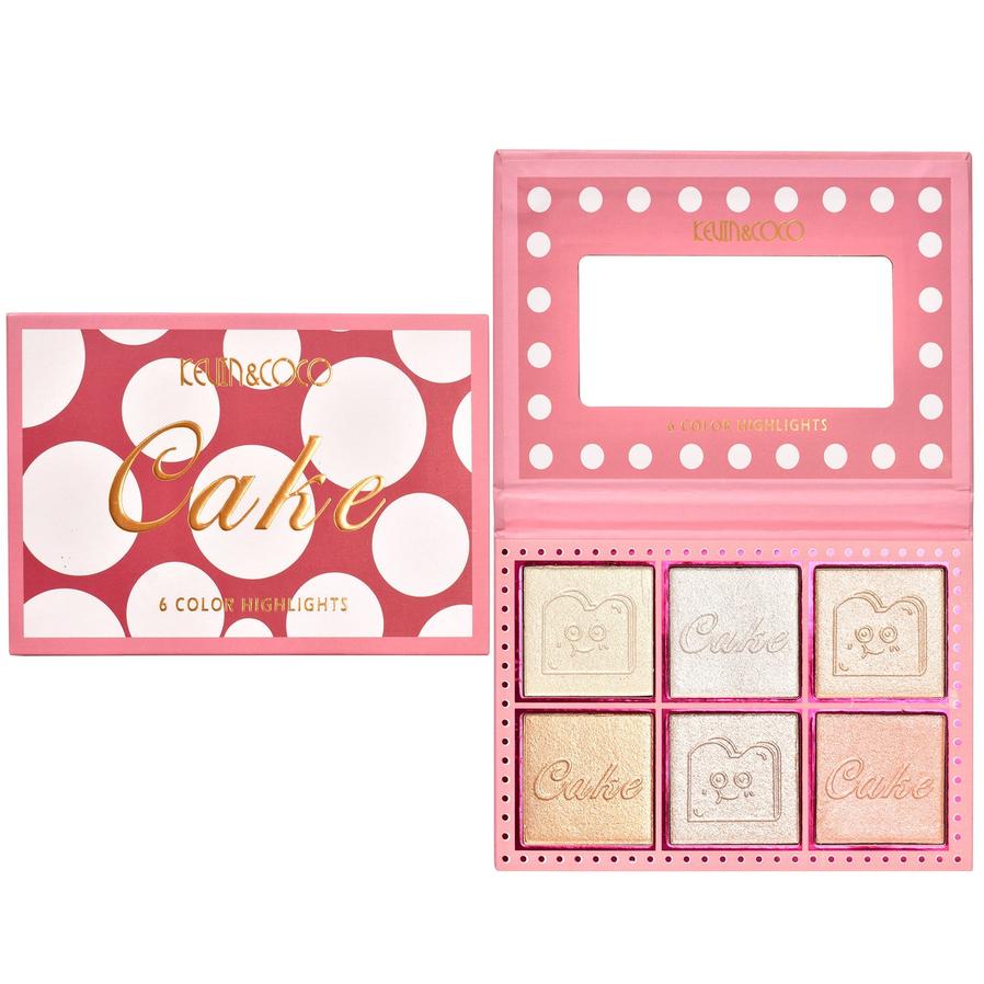 HKM-683539 6 Color Highlight Bubble Palette for Festival & Everyday Use