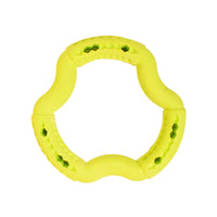 HKM-6835517 Durable TPR Dog Chew Toy for Medium to Large Dogs - Fun Leaky Food Ring Design