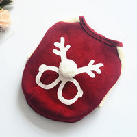 HKM-6836413 Cute Winter Puppy Jacket - Warm Milk Silk Coat for Christmas