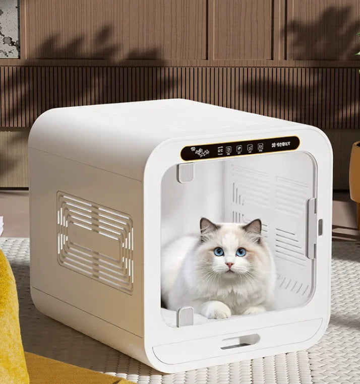 HKM-683731 Automatic Ultra Quiet Pet Hair Dryer with 72L Drying Box for Small Dogs and Cats
