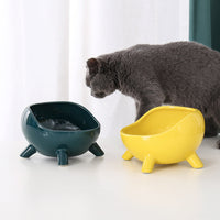 HKM-6838205 Cervical Protection Ceramic Cat Food Bowl with Four-Legged Design