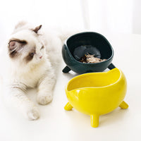 HKM-6838205 Cervical Protection Ceramic Cat Food Bowl with Four-Legged Design