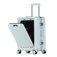 HKM-683859 Custom Lightweight 4-Wheel Trolley Luggage with Aluminium Frame for Travel