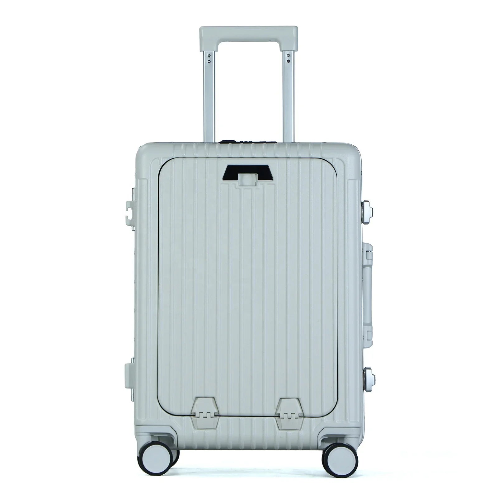 HKM-683859 Custom Lightweight 4-Wheel Trolley Luggage with Aluminium Frame for Travel